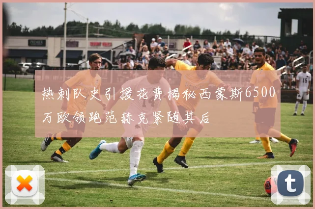 热刺队史引援花费揭秘西蒙斯6500万欧领跑范赫克紧随其后